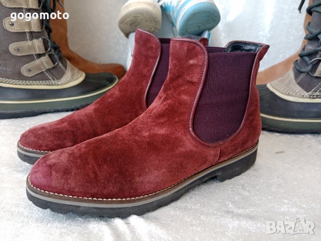 дамски боти N- 39 - 40 original basic GABOR® ,100% естествена кожа - велур, made in PORTOGAL, снимка 14 - Дамски боти - 44242449