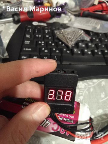 Чекер / аларма / волтметър  за Li-Po / Li-ion батерии от 1 до 8 клетки,с аларма за ниско напрежение , снимка 4 - Друга електроника - 32116654