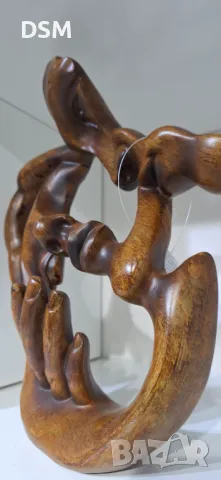 Статуетка Влюбени Лица -Декорация Любов -29см, снимка 3 - Статуетки - 47574901