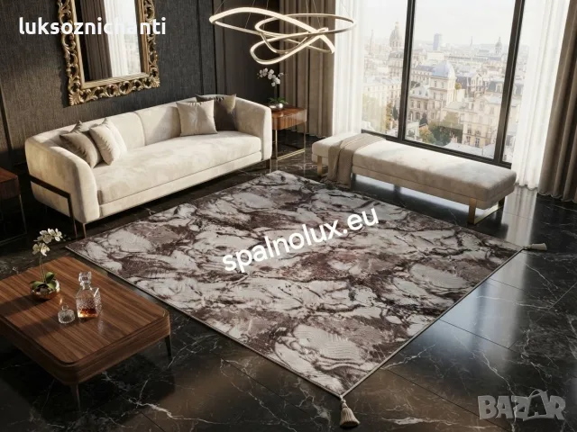 Противоплъзгащи килими с леко косъмче , снимка 16 - Килими - 56219611