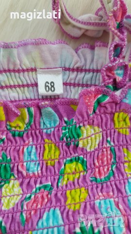 Рокля плодчета 3-6 месеца, снимка 2 - Бебешки рокли - 33771776