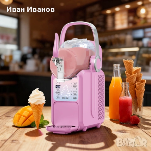 Мини машина за сладолед и скрежина, 2.5 литра, нова, снимка 8 - Други - 53913468