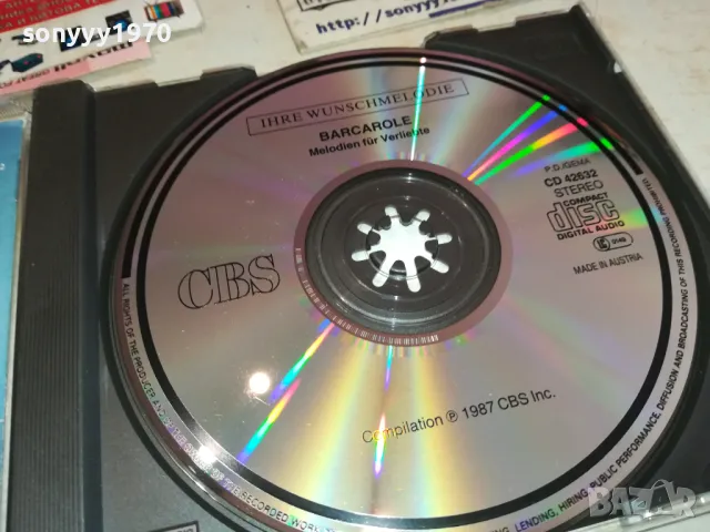 BARCAROLE CD MADE IN AUSTRIA-ВНОС GERMANY 3112241853, снимка 17 - CD дискове - 48507271