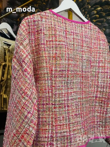 Дамско сако букле с пера в два цвята, снимка 10 - Якета - 49499902