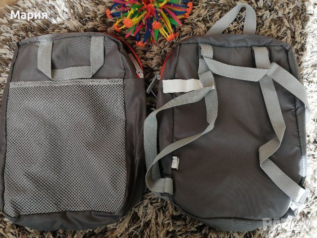 Нови Летни 🎒 ранички в сиво - плат. Леки и удобни. , снимка 1