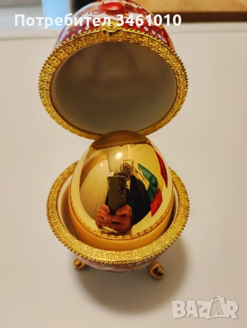 Позлатено, с 24 карата злато, яйце