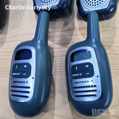 Комплект радиостанции Motorola Topcom AEG PMR уоки токи, снимка 2 - Аудиосистеми - 54352856