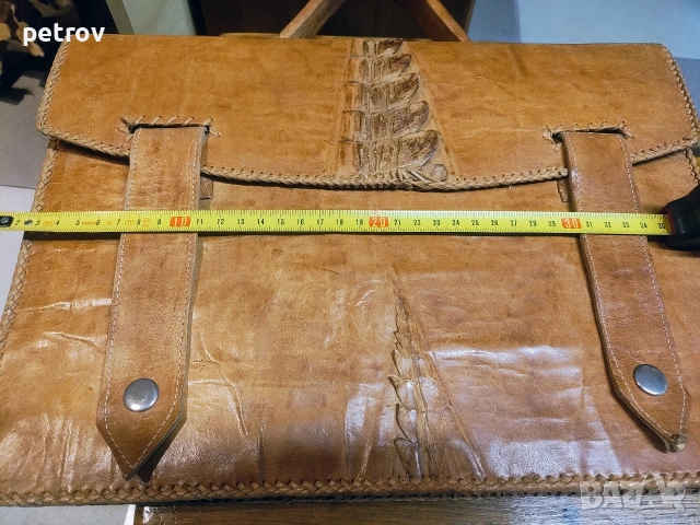 Чанта от 100% Крокодилска кожа., снимка 2 - Чанти - 53114302