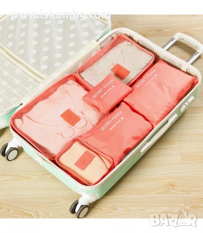 КОМПЛЕКТ 6 БРОЯ ОРГАНАЙЗЕРИ ЗА ПЪТУВАНЕ TRAVEL POUCH - код 2090, снимка 6 - Други - 33950339