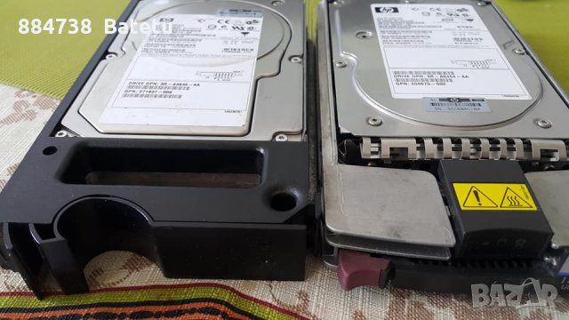 Хард диск с касета HP 3.5, снимка 1 - Твърди дискове - 10752834