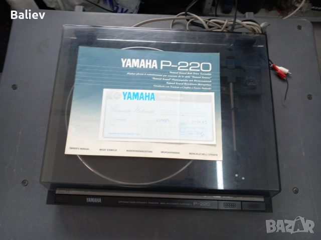 YAMAHA P-220 грамофон, снимка 10 - Грамофони - 54044792