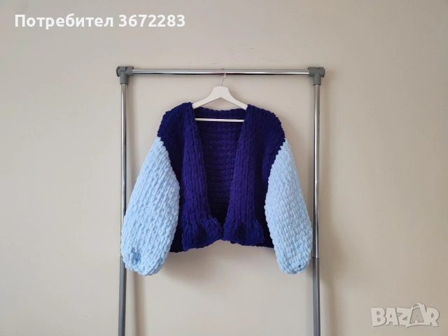 Ръчно плетена жилетка - различни модели , снимка 4 - Жилетки - 53307292