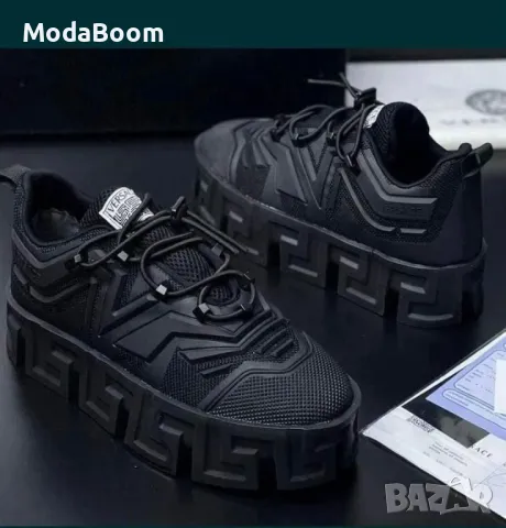 Versace мъжки черни маратонки 