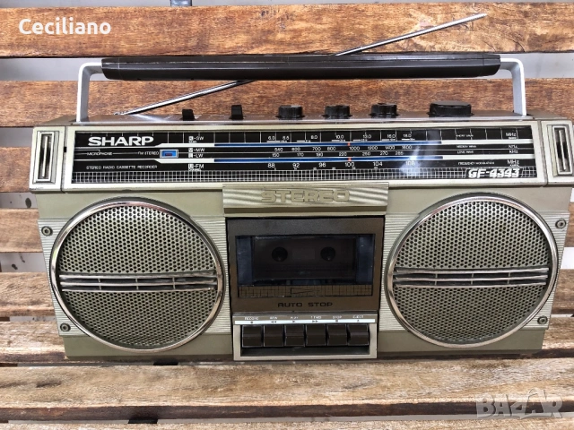Радиокасетофон SHARP GF 4343 H(BR) , снимка 2 - Радиокасетофони, транзистори - 54281524