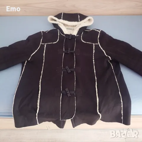 Дамско палто с мека топла подплата, снимка 2 - Якета - 48835797