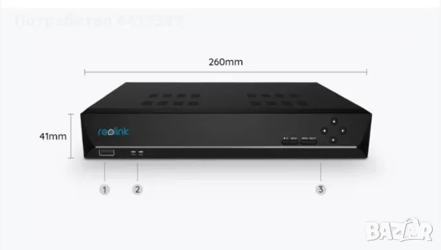 Reolink RLN8-410 (NVS8) PoE 8 канален NVR DVR 2TB хард диск, снимка 14 - Комплекти за видеонаблюдение - 49503546