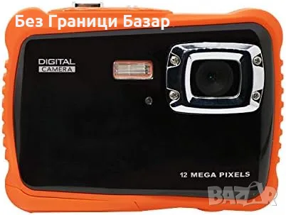 Нова камера Фотоапарат за деца 12MP подводна камера 3м водоустойчива 2" екран