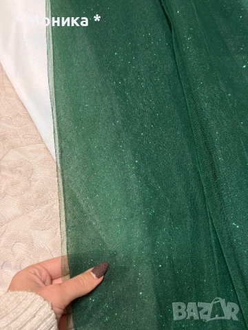 Тъмнозелена бална рокля, снимка 11 - Рокли - 52471917