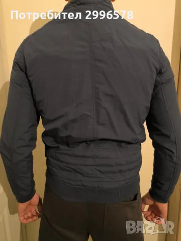 Мъжко яке размер L тъмно синьо пролетно есенно, снимка 2 - Якета - 47947263