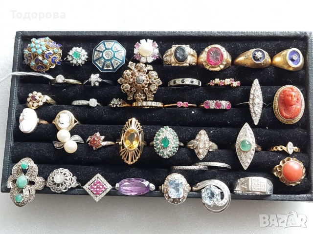 Златен дамски пръстен с брилянт 0.25 карата,злато проба 375, снимка 17 - Пръстени - 52592165