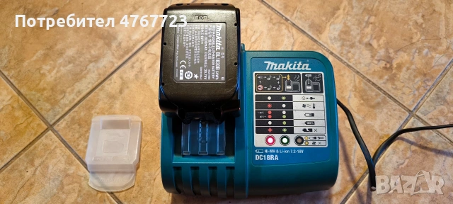 Makita зарядно устройство и батерия, снимка 3 - Други инструменти - 53934300