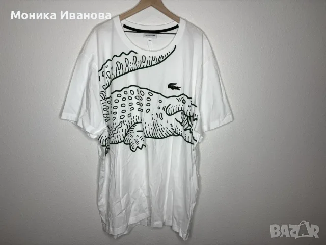 LACOSTE White 3XXL