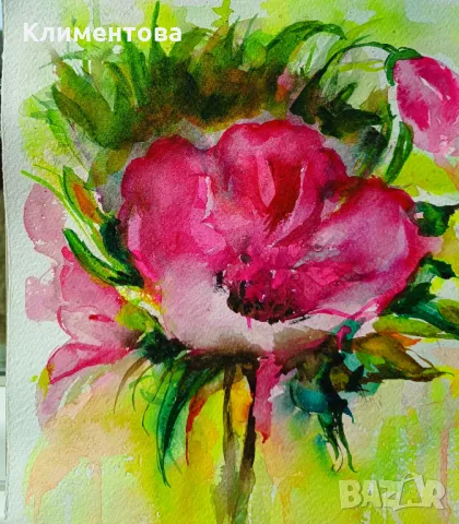 "Цикламено ухание", снимка 3 - Картини - 48272925