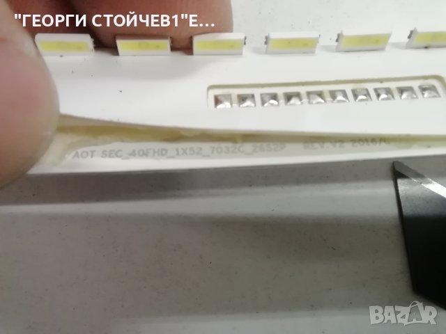 UE40K5579SU BN41-02534 BN94-11366B BN44-00871A L40E1_KDY RUNTK 5538TP CY-KK040BGSV1H AOT SEC_40FHD_1, снимка 16 - Части и Платки - 42574103