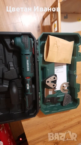 Акумолаторен Мултитул Parkside 20v, снимка 3 - Диамантени и режещи инструменти - 53239024