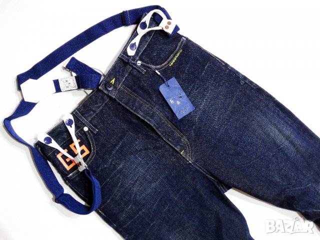 Намалени Нови G-Star ESSENTIALS Limited Edition Dean Soho Tapered Loose +Suspenders Дамски Дънки W27, снимка 7 - Дънки - 29619048