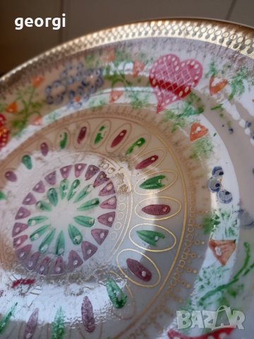 Декоративна порцеланова чиния с позлата Kahla  15/4, снимка 4 - Колекции - 34967654