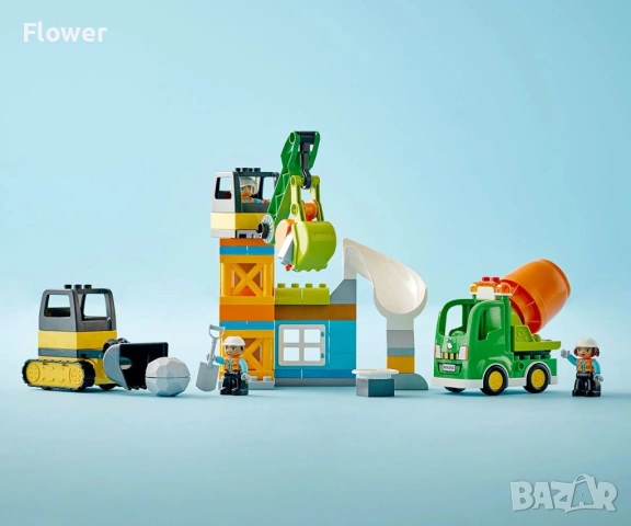 Конструктор LEGO Duplo - Строителна площадка (10990), снимка 13 - Конструктори - 53152910