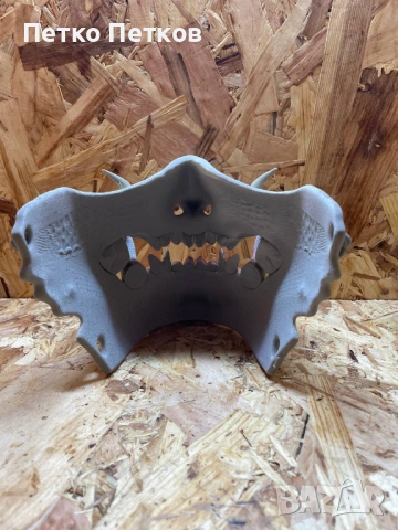 3D принтирана Oni маска – демонична декоративна маска, снимка 2 - Декорация за дома - 53058733