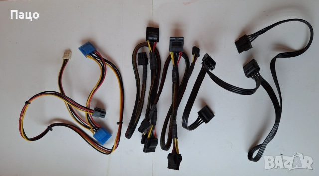 Захранващи SATA кабели  4 Броя, снимка 6 - Кабели и адаптери - 52897754