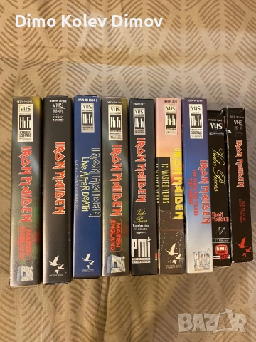 IRON MAIDEN VHS Колекция. Оригинали!, снимка 3 - Други музикални жанрове - 52548712