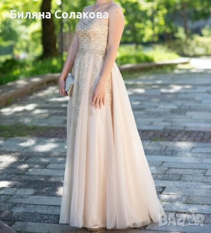 Бална рокля тип принцеса., снимка 2 - Рокли - 39204270