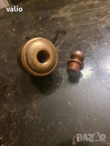 Стар меден отвес, снимка 3 - Антикварни и старинни предмети - 50889136