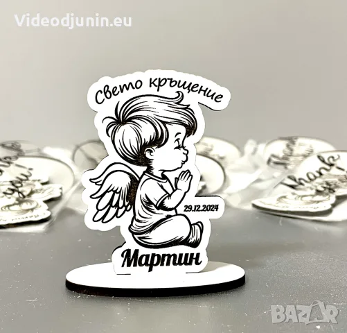 Подаръчета за кръщене - ангелчета, снимка 14 - Декорация за дома - 46705908