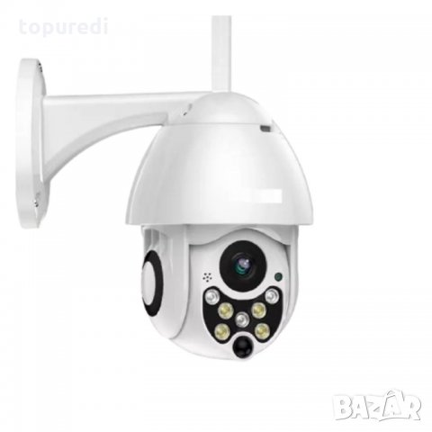 HawKEye 7LED PTZ Full HD 2MP въртяща куполна камера, 4x увеличение - zoom, снимка 2 - Камери - 30298334