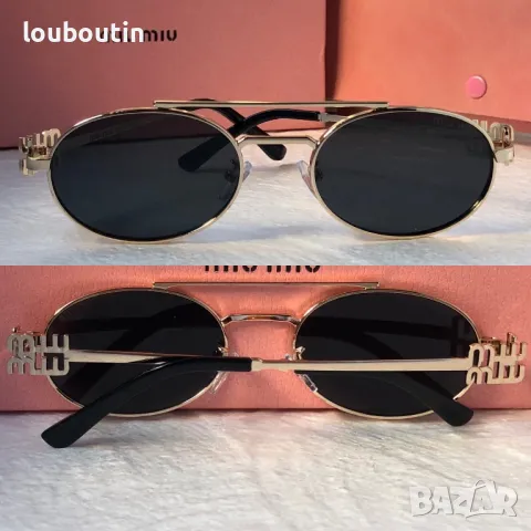 Miu 2024 дамски слънчеви очила елипса овални кръгли 4 цвята 