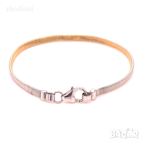 Златна дамска гривна 4,71гр. 15,5см. 14кр. проба:585 модел:37358-2, снимка 2 - Гривни - 54039108