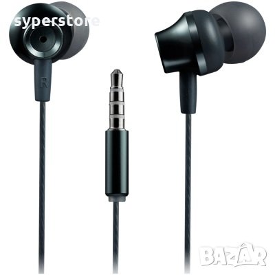 Слушалки с микрофон CANYON CNS-CEP3DG Тъмно сиви слушалки тип "тапи"за уши, In-Ear Stereo Earphones
