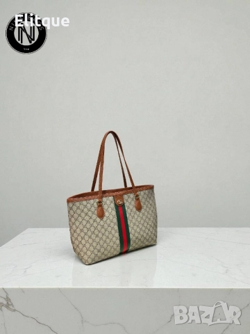 чанти GUCCİ OPHİDA GG LARGE TOTE BAG STOKTA ➡️ 43cm ⬆️ 30cм, снимка 5 - Чанти - 52513667