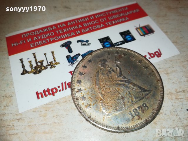 1878 долар 2401212015, снимка 2 - Колекции - 31541695