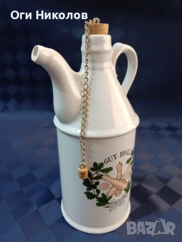 Порцеланова кана за вино, снимка 2 - Антикварни и старинни предмети - 50919357
