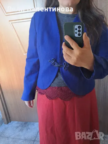 болеро / сако с вълна и кашмир