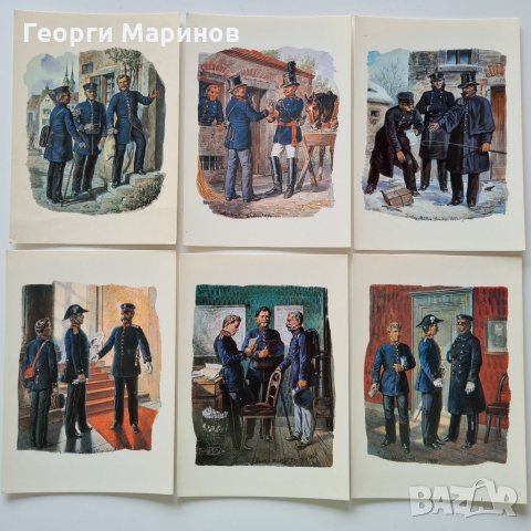 Пощенски картички с мотиви на Gustav Otto Müller, цялата колекция, 1965 г., снимка 7 - Колекции - 31943893