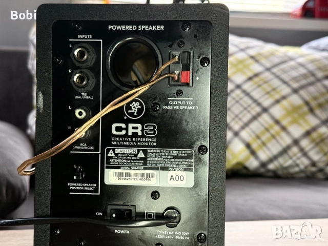 Mackie CR3 – компактни активни студийни колони, снимка 3 - Тонколони - 52630990