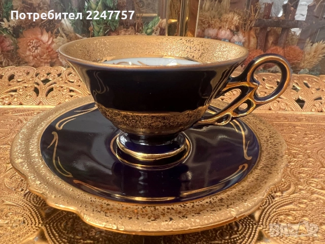 Двоен сет порцелан Echt Kobalt, снимка 12 - Антикварни и старинни предмети - 53022203