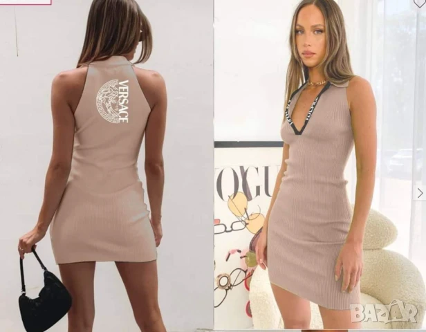 Дамска рокля на едро versace, снимка 2 - Рокли - 51149204